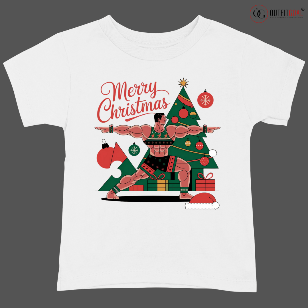 Christmas T-Shirt - Yoga Christmas 🧘‍♂️ | Enhance Your Style, Enhance Your Christmas🎄| Find Your Zen This Christmas with Our Yoga Christmas T-shirt 🎁