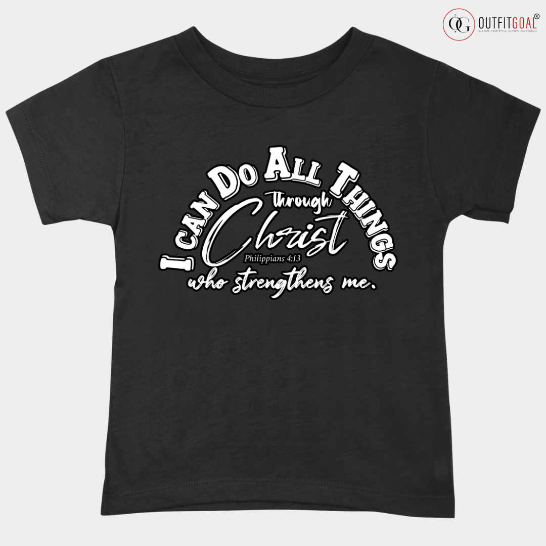 Christmas T-Shirt - Christ's Strength, My Power 💪🙏 | Enhance Your Style, Enhance Your Christmas🎄| Embrace the Power of Christ with Our Inspirational T-Shirt🎁