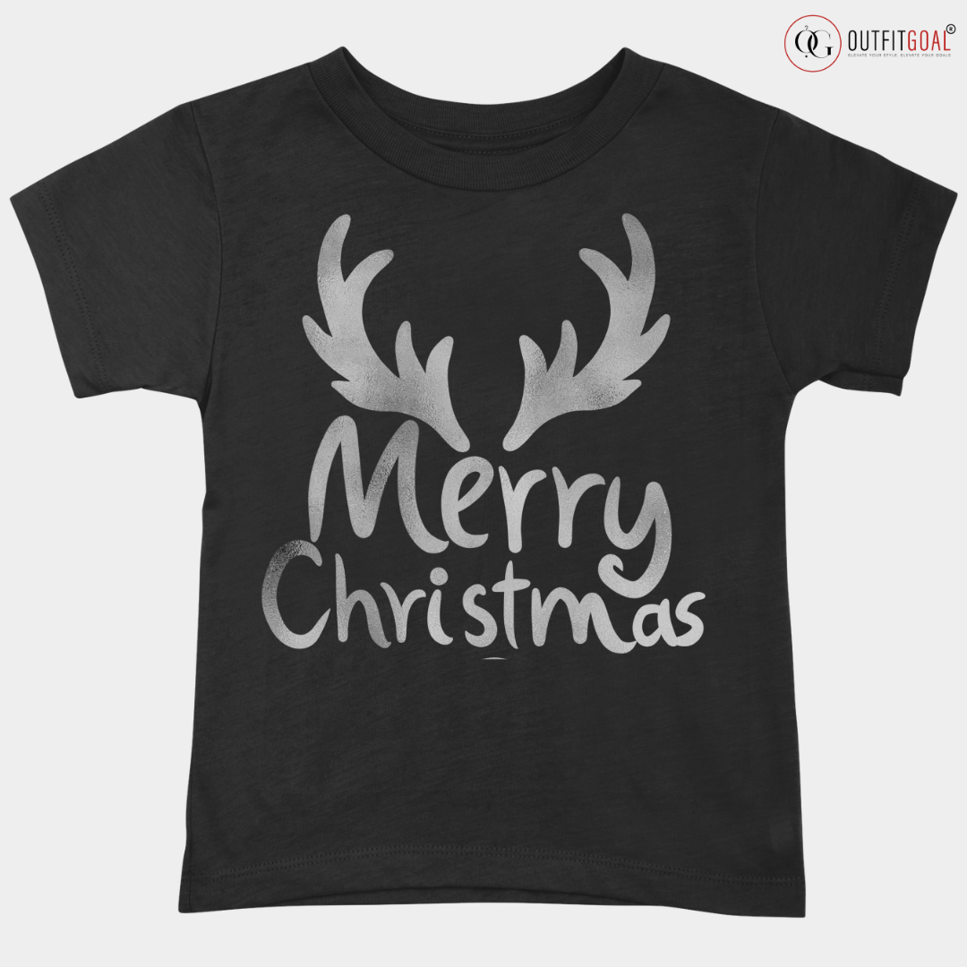 Christmas T-Shirt - Reindeer Horn🦌 | Enhance Your Style, Enhance Your Christmas🎄| Spread holiday cheer by getting the Festive Reindeer Horn Christmas T-Shirt👕