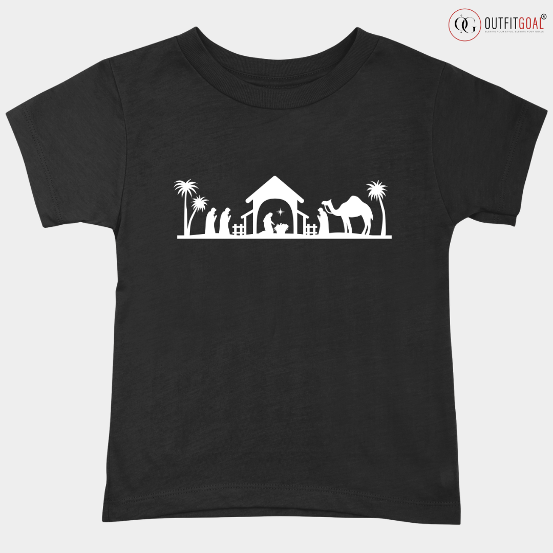 Christmas T-Shirt - Nativity Scene ✝️🎄 | Enhance Your Style, Enhance Your Christmas🎄| spread the joy of Christmas! 🎁