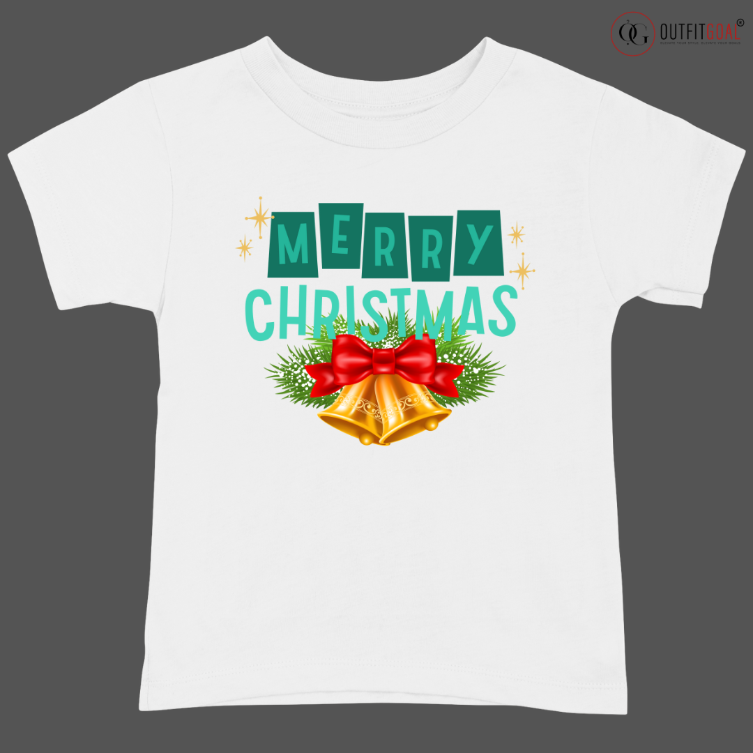 Christmas T-Shirt - Merry Christmas Bells 🔔🎄 | Enhance Your Style, Enhance Your Christmas🎄| Ring in the Holidays with Our Merry Christmas Bells T-Shirt 🎁