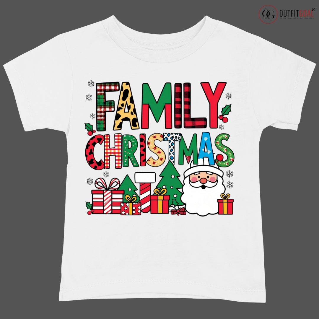 Christmas T-Shirt - Merry Family Christmas🎅 | Enhance Your Style, Enhance Your Christmas🎄| We're a Family, We're a Christmas Clan🎁