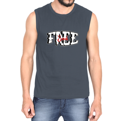 Make a bold statement with the OUTFITGOAL "Free Soul" Typography Gym Vest  | Sweat-Free 4-Way Stretch Workout Tank Top | Lightweight Regular Fit Activewear