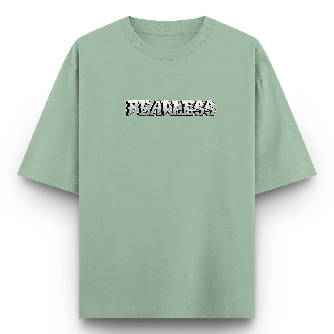 OUTFITGOAL Oversized T-Shirt : FEARLESS