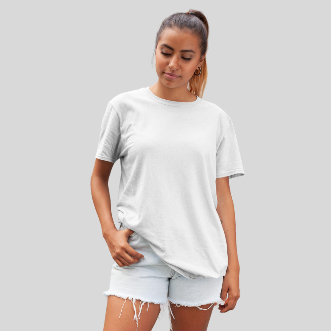 Women Oversized Classic T-Shirt White