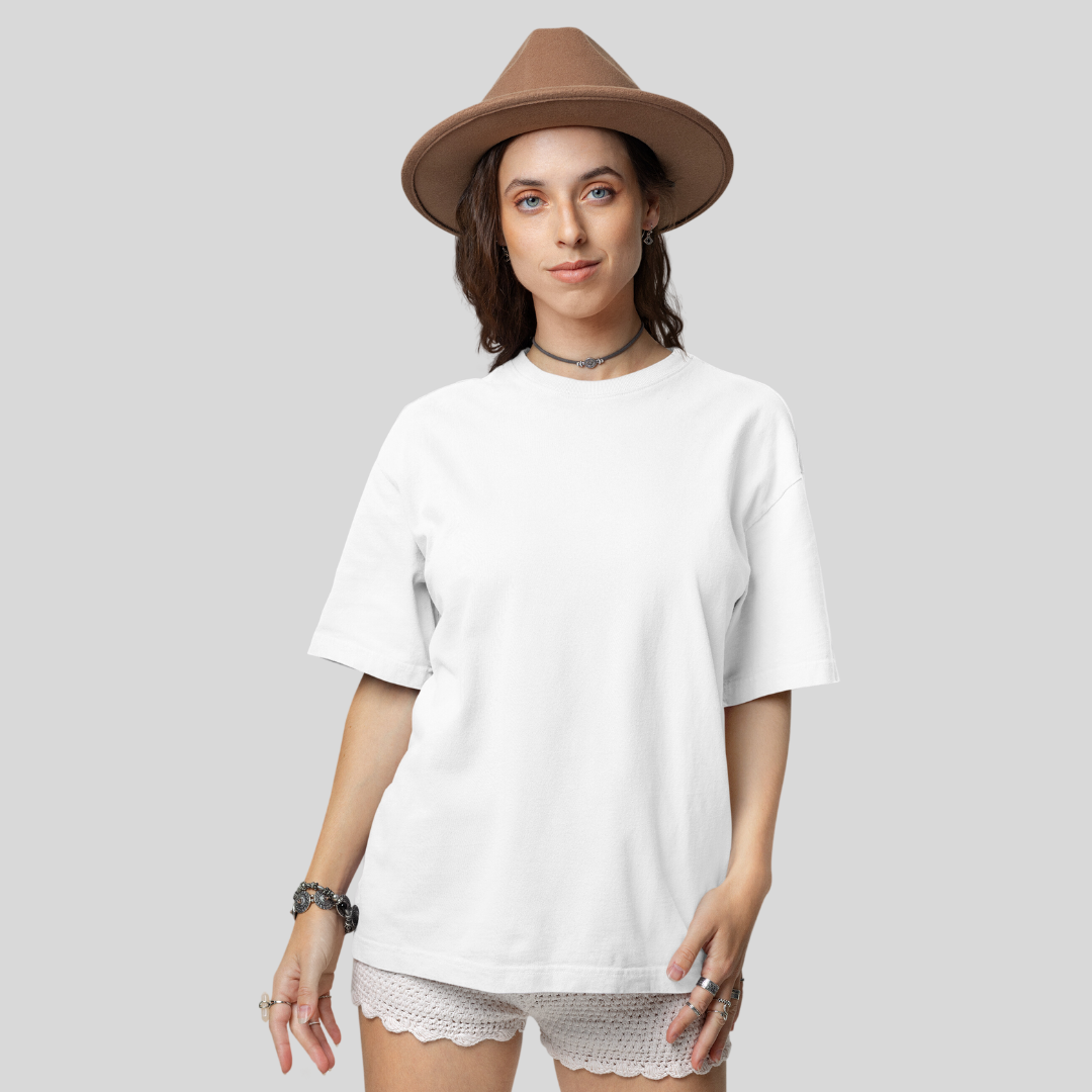 Women Oversized Classic T-Shirt White