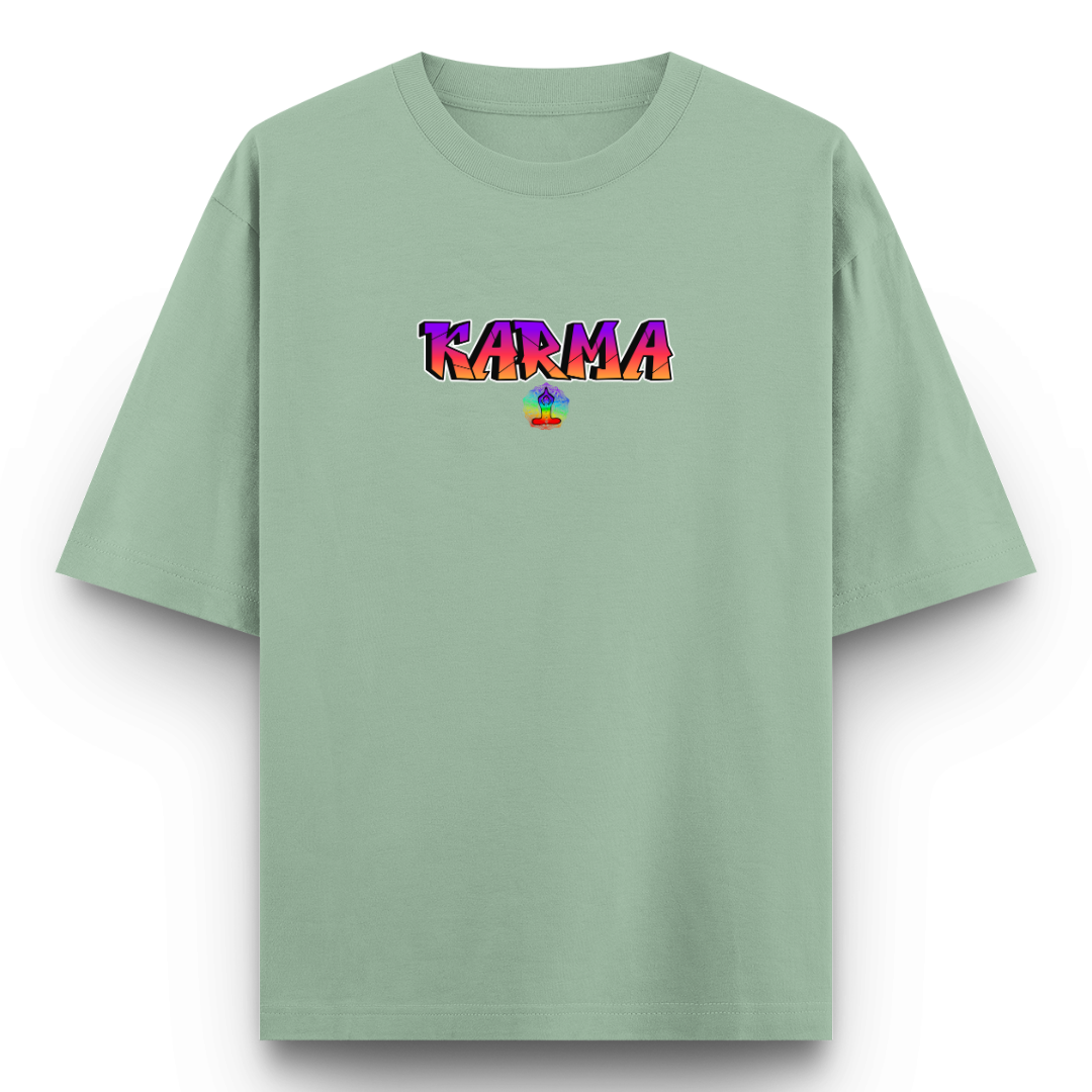 OUTFITGOAL Oversized T-Shirt : KARMA