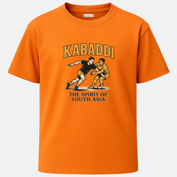 OUTFITGOAL “Kabaddi – The Spirit of South Asia” Graphic T-Shirt | 100% Super Combed Cotton | 180 GSM | Bio-Washed for Long-Lasting Comfort and Softness