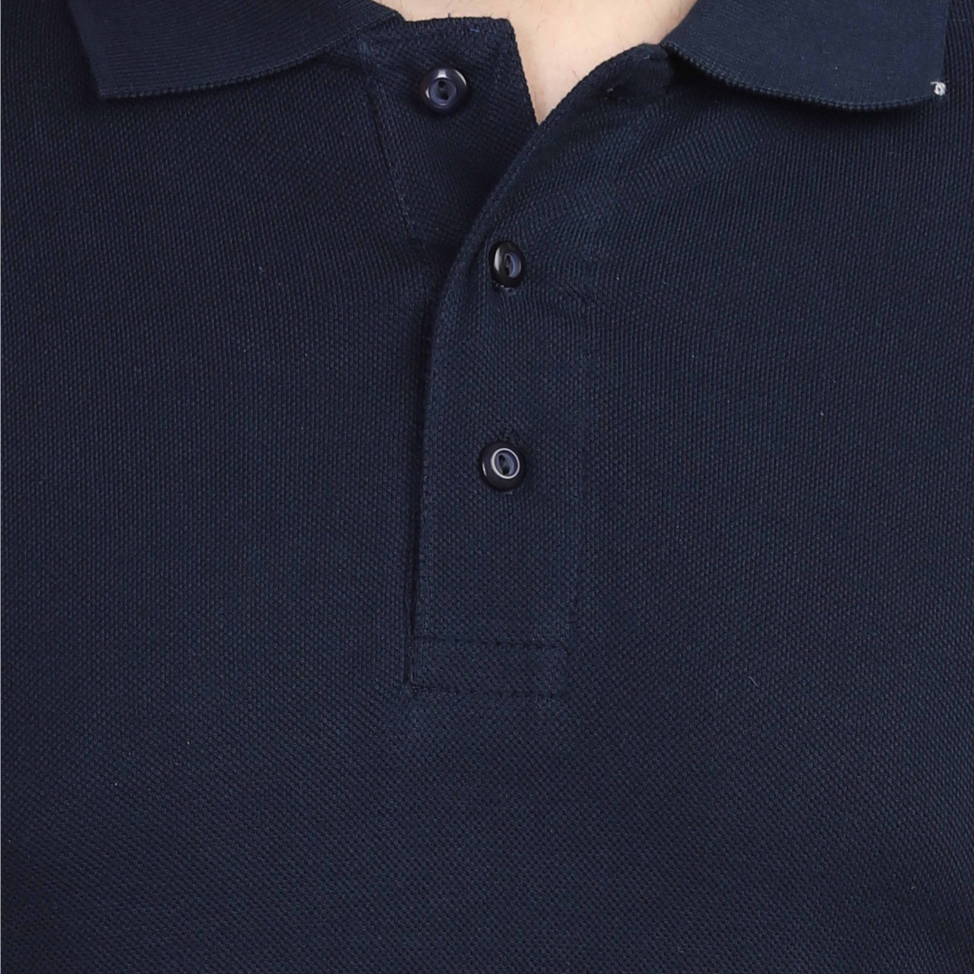 Men Polo Half Sleeve Navy Blue