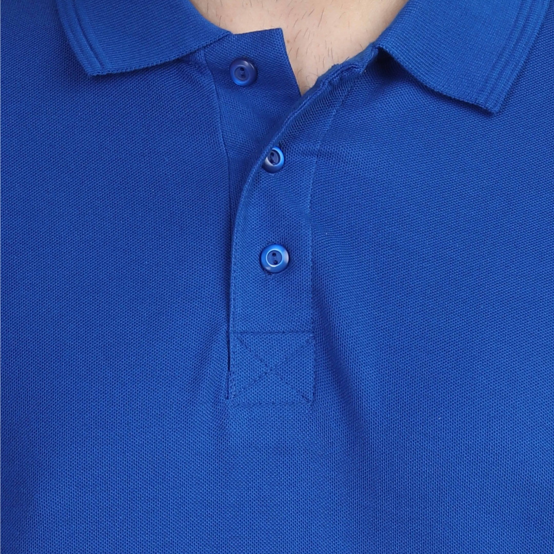 Men Polo Half Sleeve Royal Blue