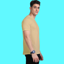 Men Supima T-Shirts Beige