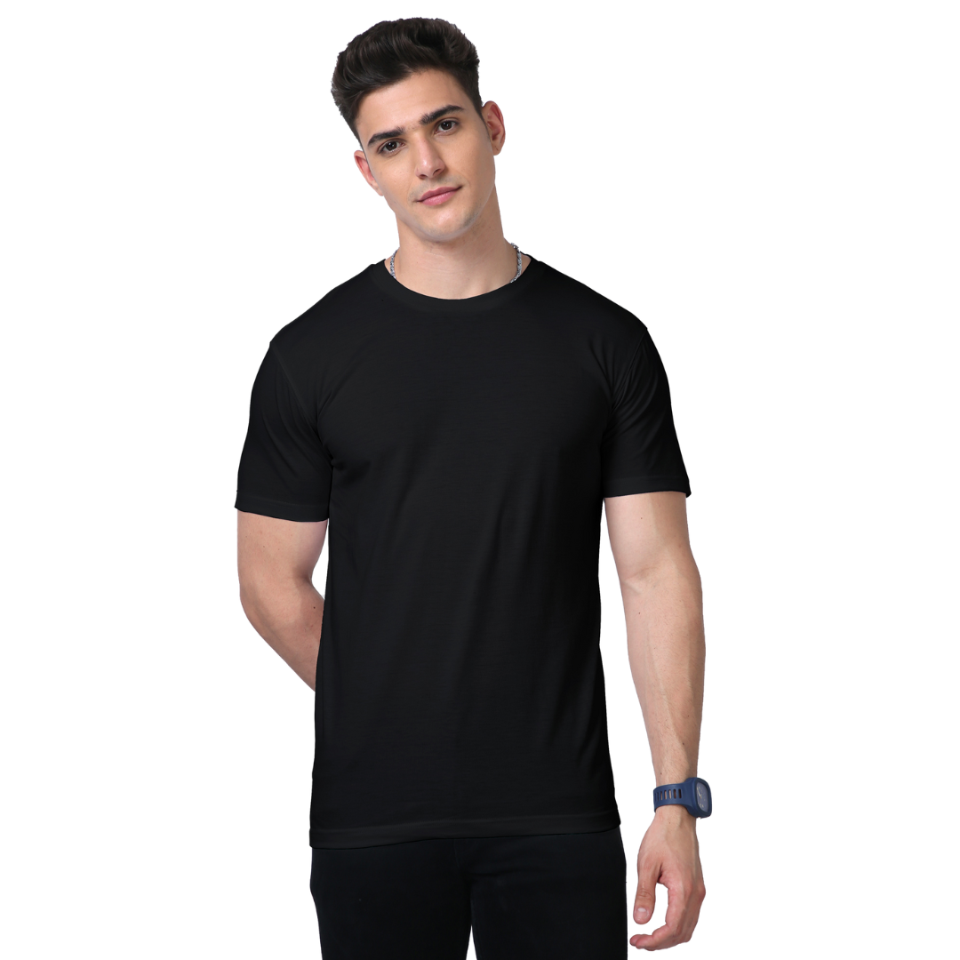 Men Supima T-Shirts Black