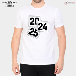 New Year T-Shirt & Sweatshirt with 2024 & 2025 Minimalist Design, Celebrate New Year in Style with OUTFITGOAL