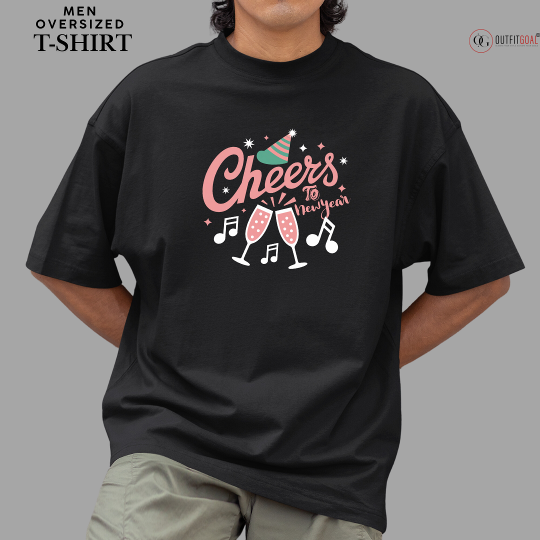 New Year T-Shirt & Sweatshirt for Cheers to the New Year' Vintage T-Shirt: Classic New Year Vibes