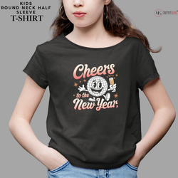 New Year T-Shirt & Sweatshirt for Retro Disco Ball T-Shirt: Cheers to the New Year