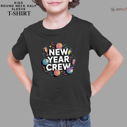 New Year T-Shirt & Sweatshirt with New Year Crew' Party T-Shirt: Bold and Festive