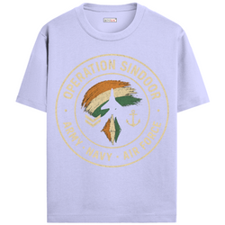 OUTFITGOAL OPERATION SINDOOR “OPERATION SINDOOR COLLECTION BADGE” Graphic Tribute T-Shirt | 100% Super Combed Cotton | 180 GSM Durable Everyday Unisex Tee