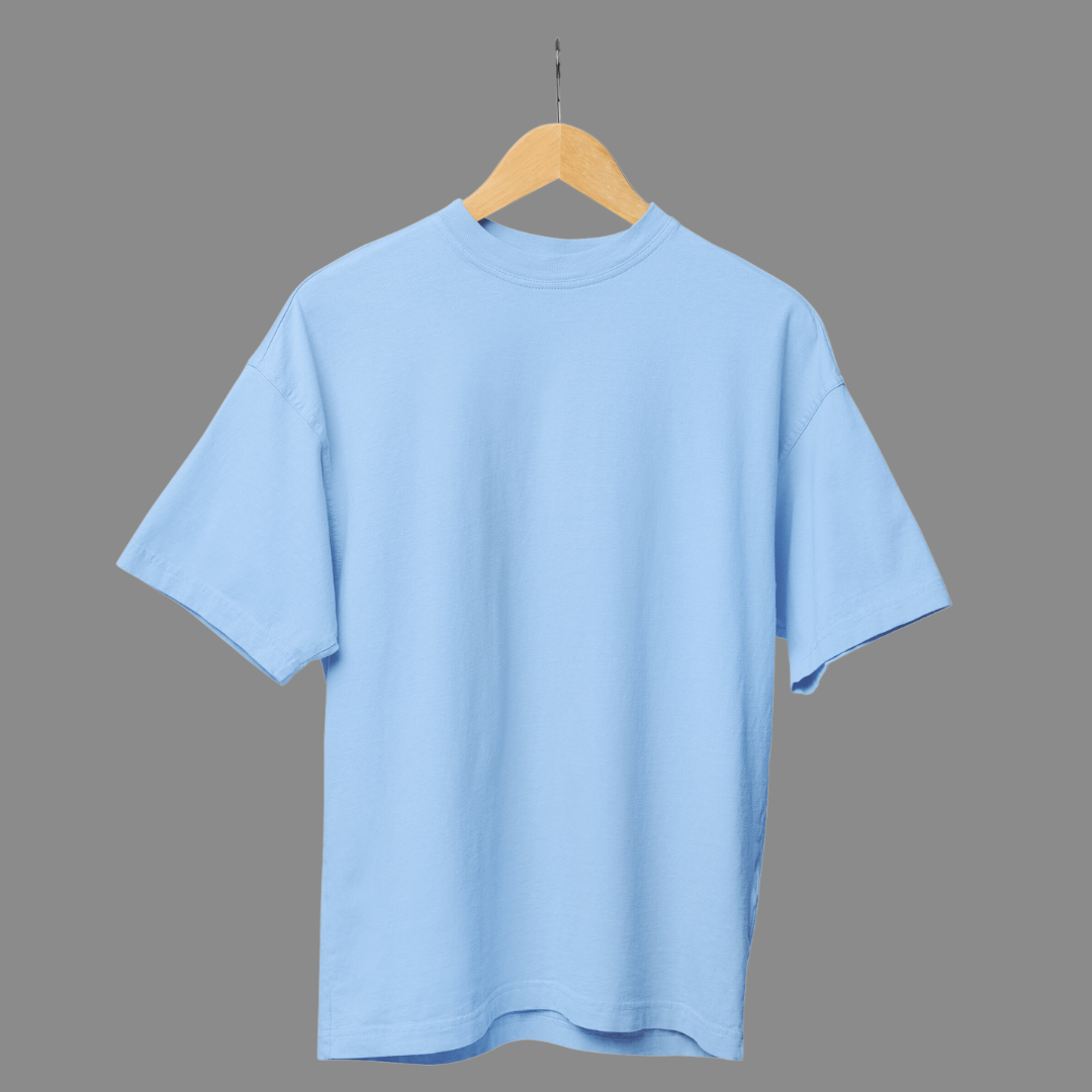 Men Oversized Classic T-Shirt Baby Blue