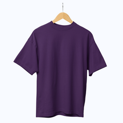 Men Oversized Classic T-Shirt Purple