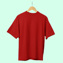 Men Oversized Classic T-Shirt Red