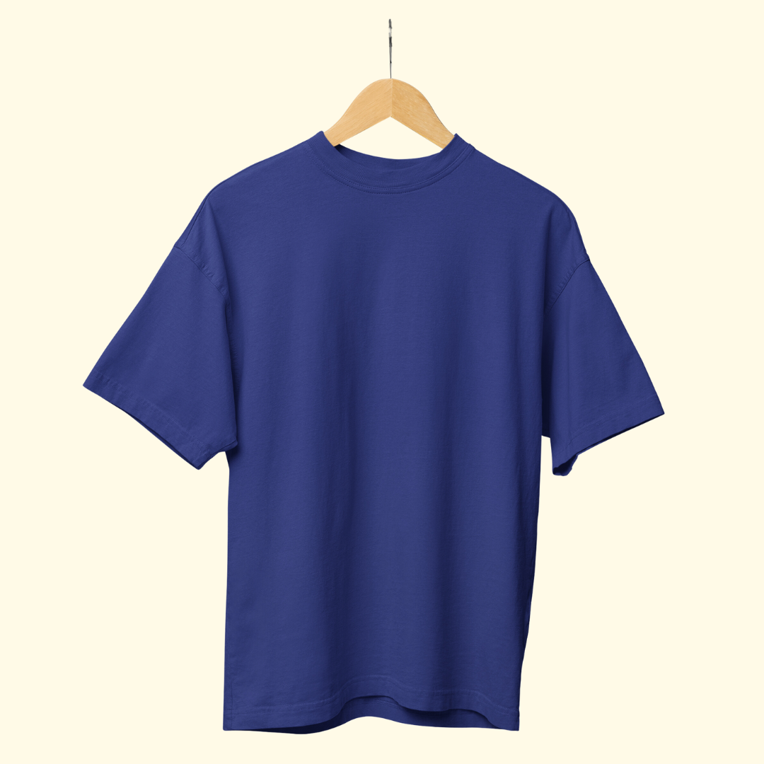 Men Oversized Classic T-Shirt Royal Blue