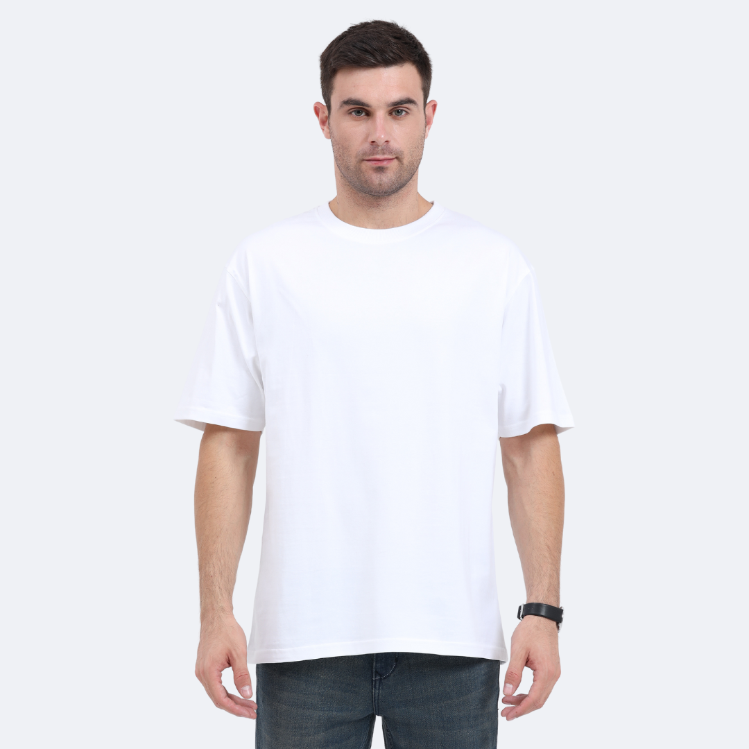 Men Oversized Classic T-Shirt White