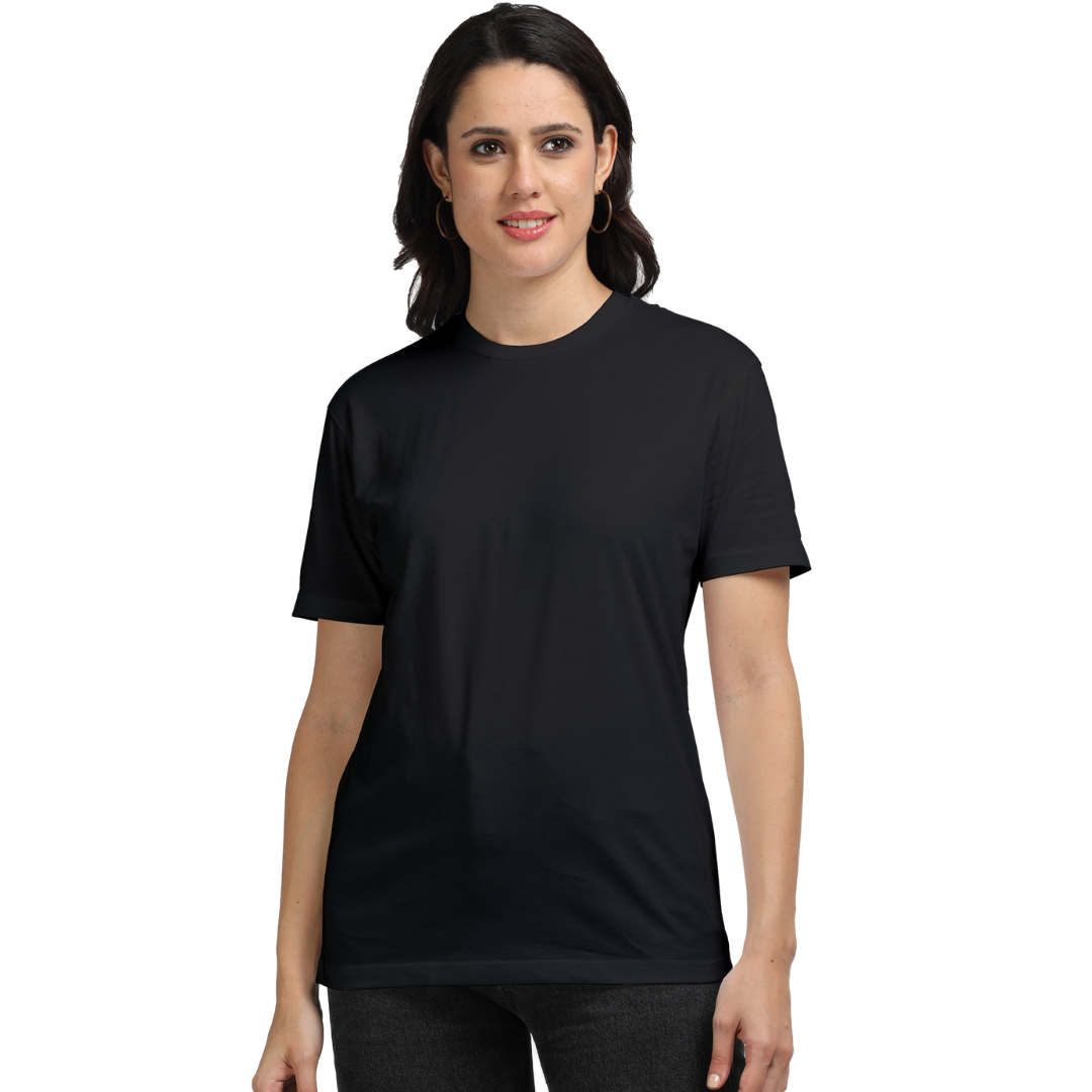 Women Supima T-Shirts Black