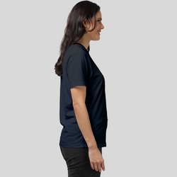 Women Supima T-Shirts Navy Blue