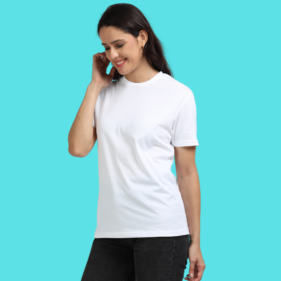 Women Supima T-Shirts White